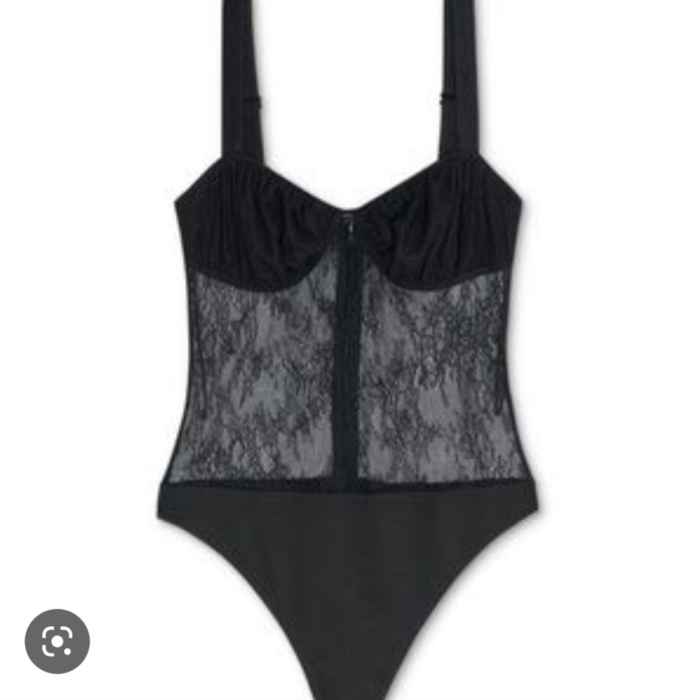 danielle bernstein womens light lace intimates bodysuit